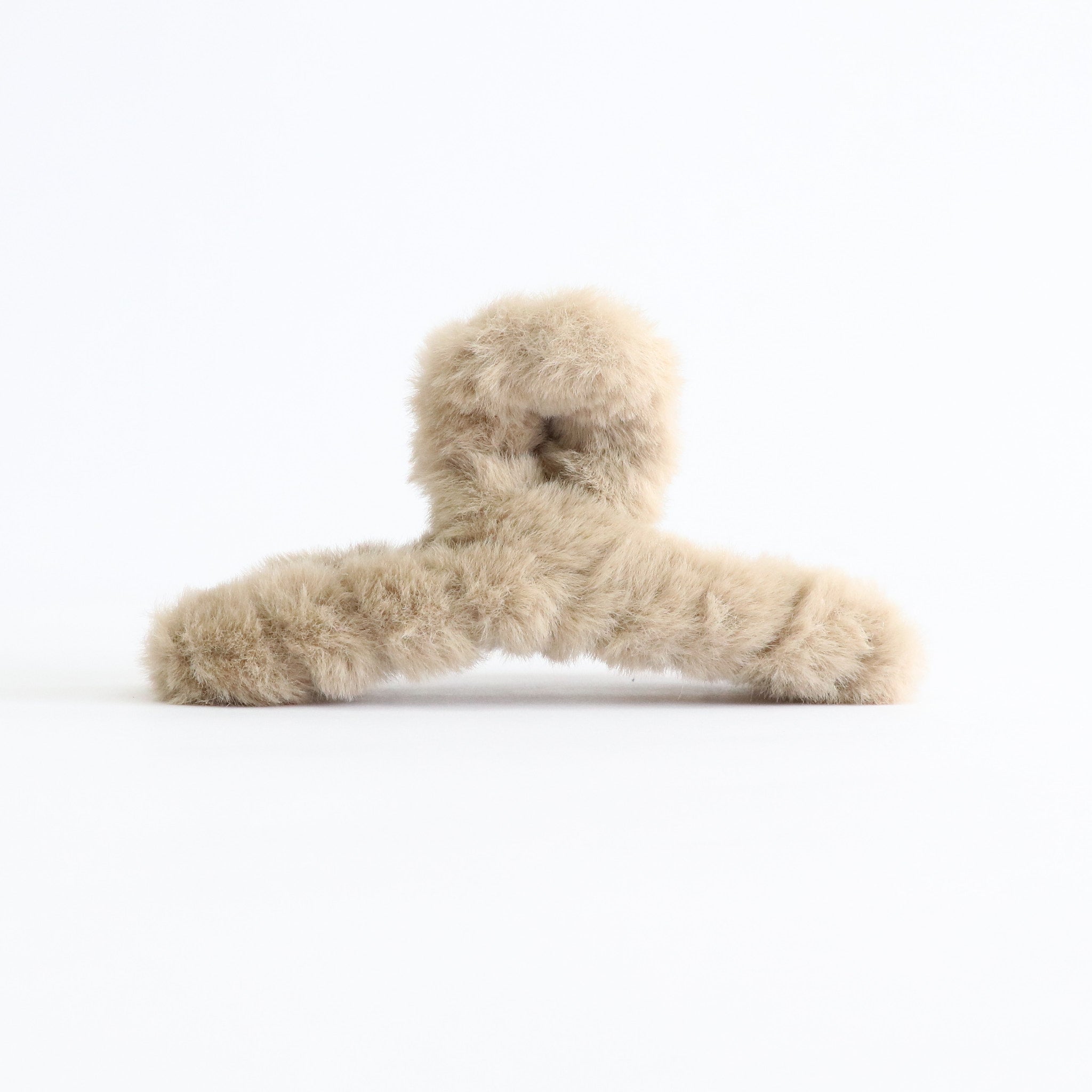 Furry Haarspange XL Cream Beige