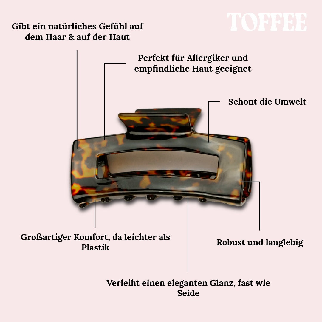 Barrette de Paris Haarklammer in Pearl Weiss