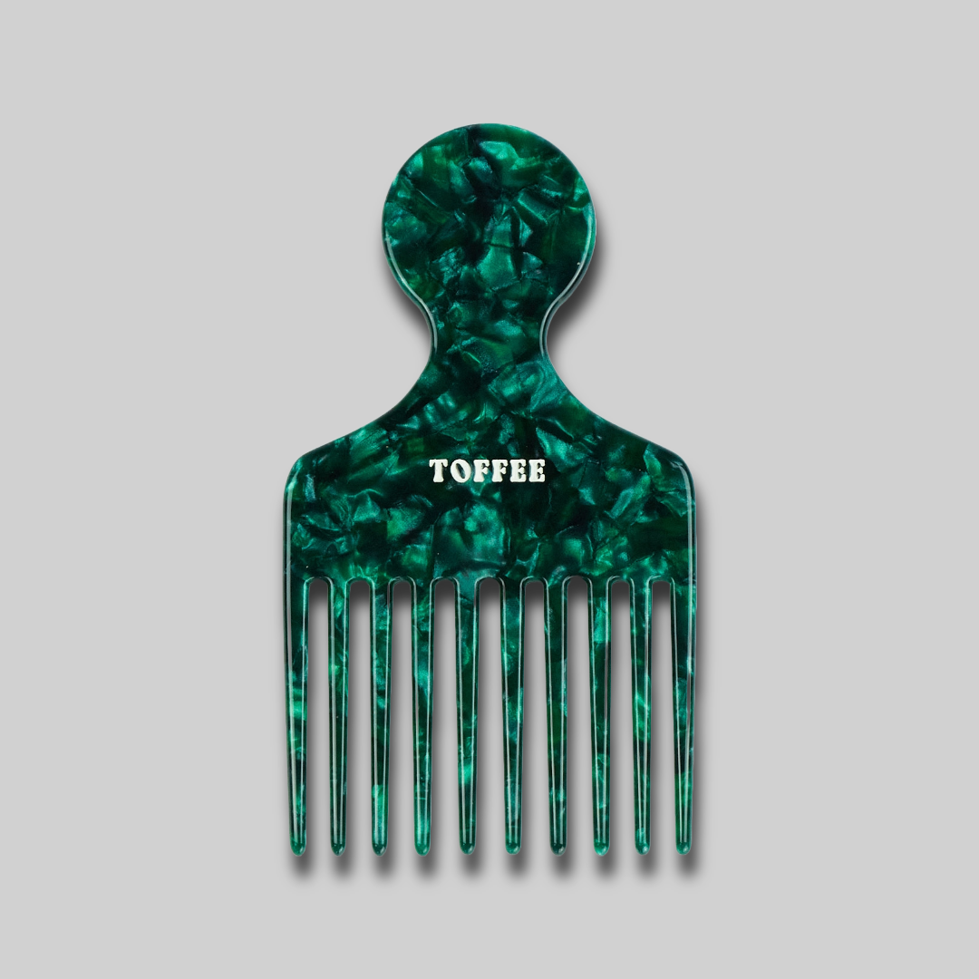 Haarkamm Old Money in Emerald Grün