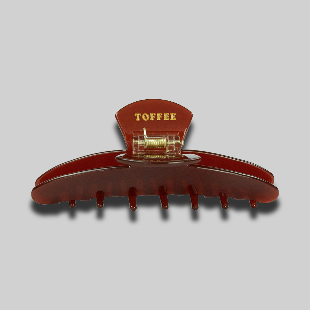 Haarklammer Parisienne in Schoko Braun