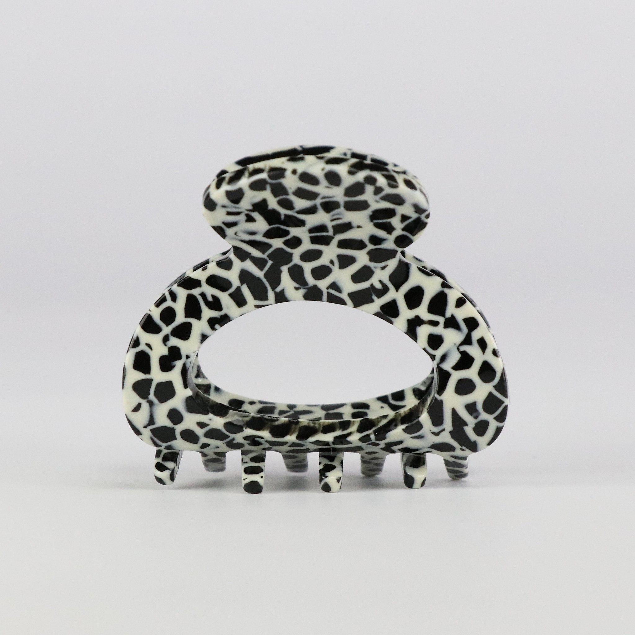 Perfektes Duo mini Haarklammern Schwarz-Weiss und Light Tortoise