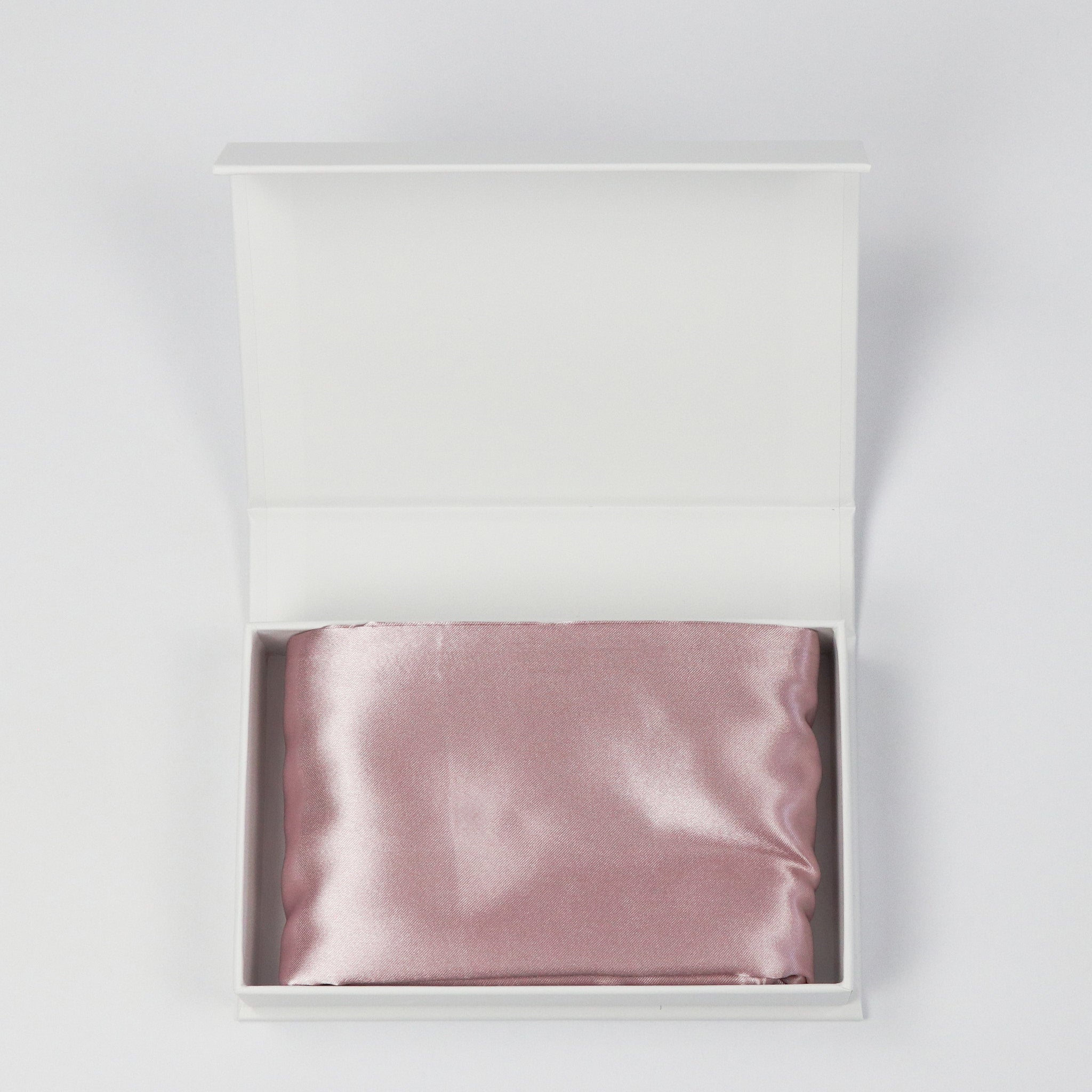 Satin Anti-Haarbruch Kissenbezug Altrosa