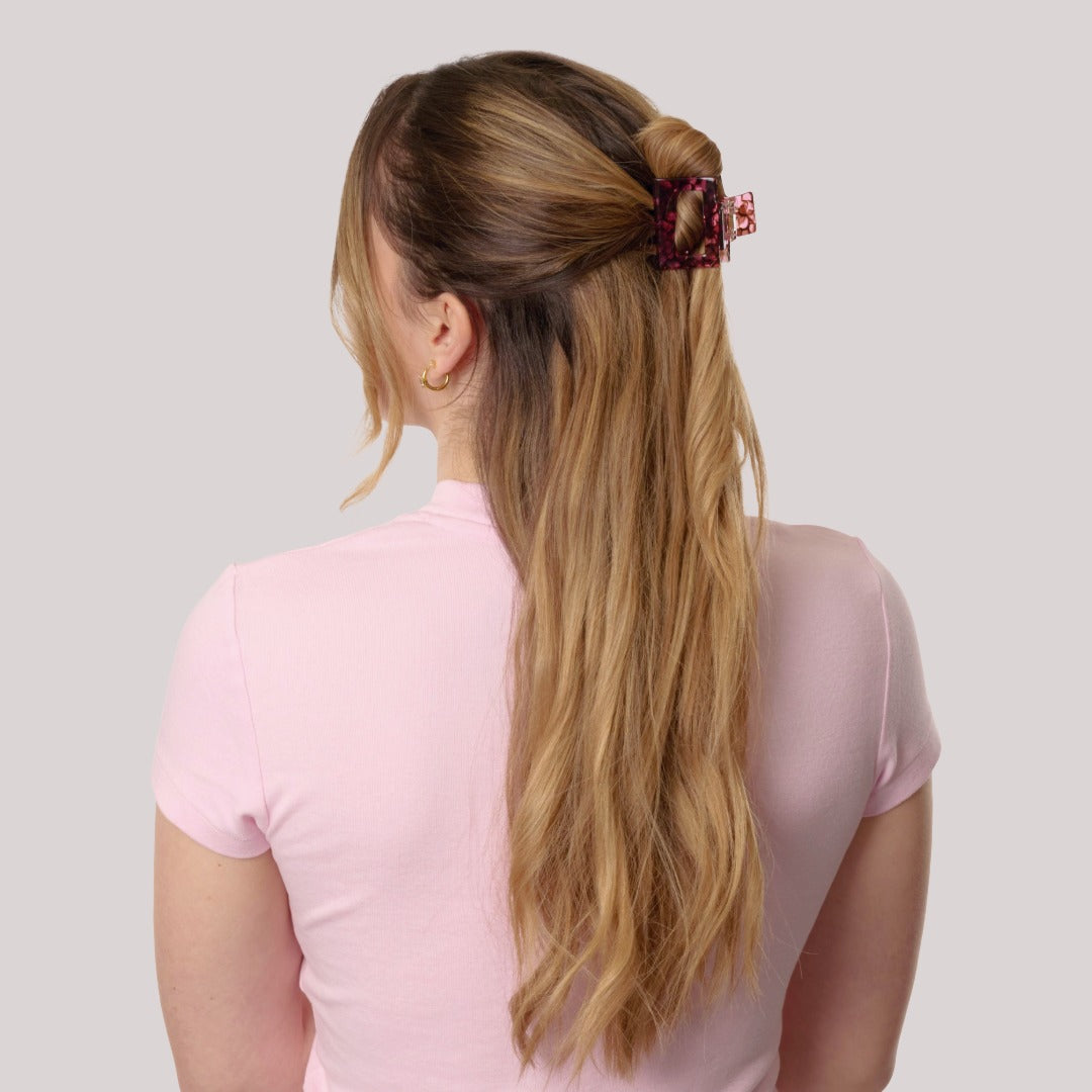 Bombshell Haarklammer Medium in Wildberry Lillet