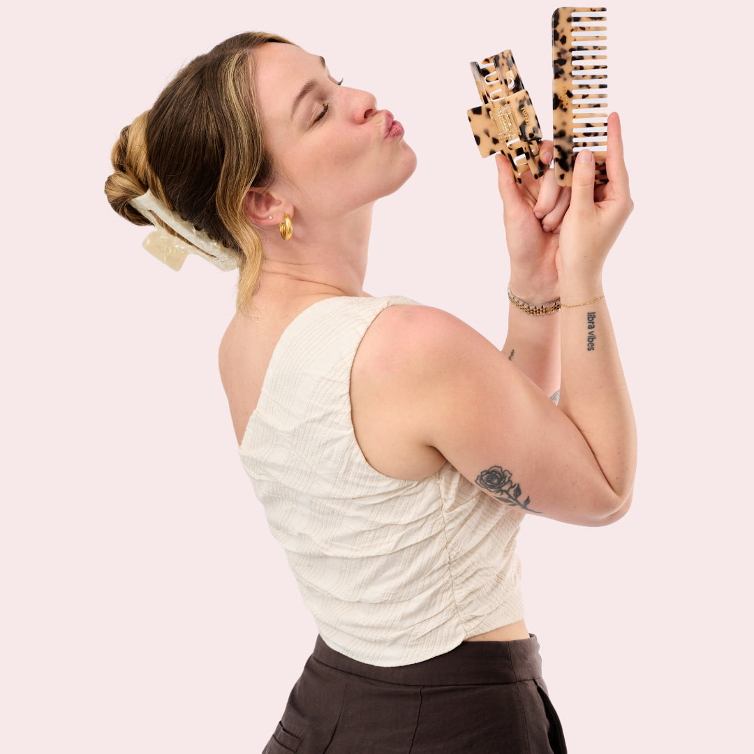 Haarkamm Classic in Light Tortoise