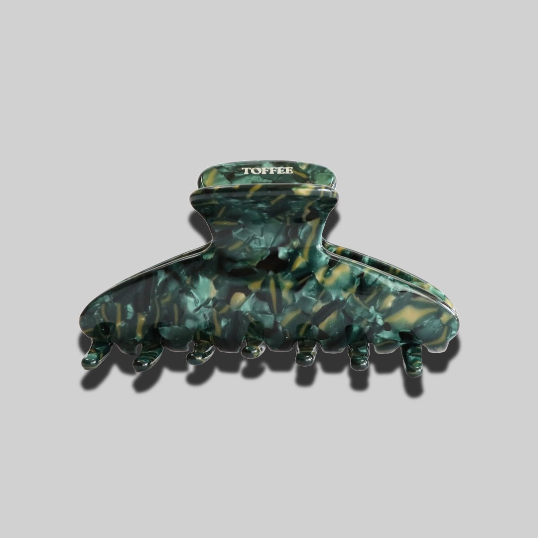 Clara Clip medium Smaragd Grün