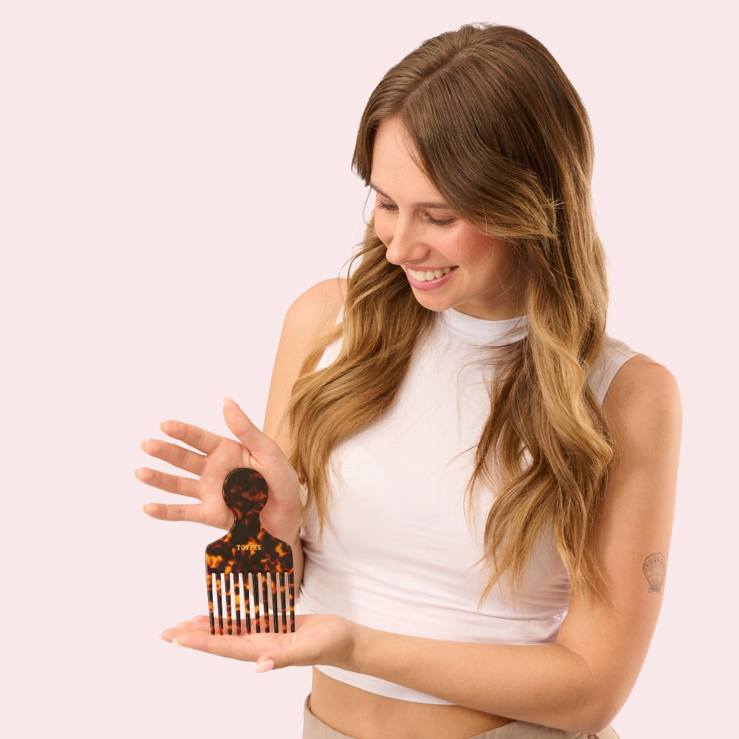 Haarkamm Old Money in Dark Tortoise