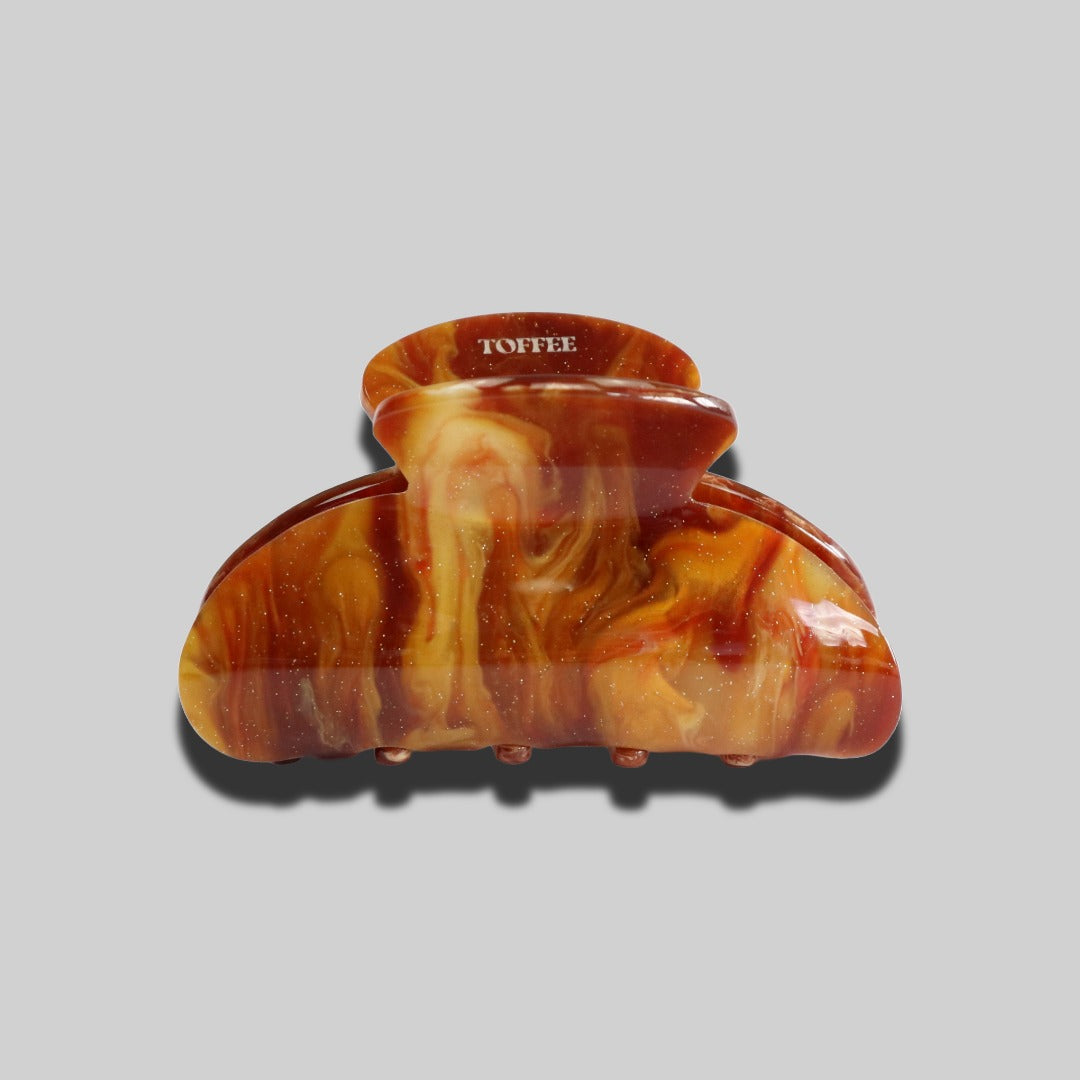 Haarklammer "Galaxy" in Karamell Braun