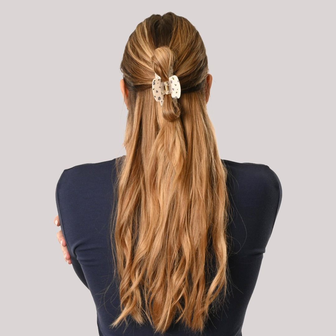 Blueberry Bliss Haarklammer mit Blaubeermuster