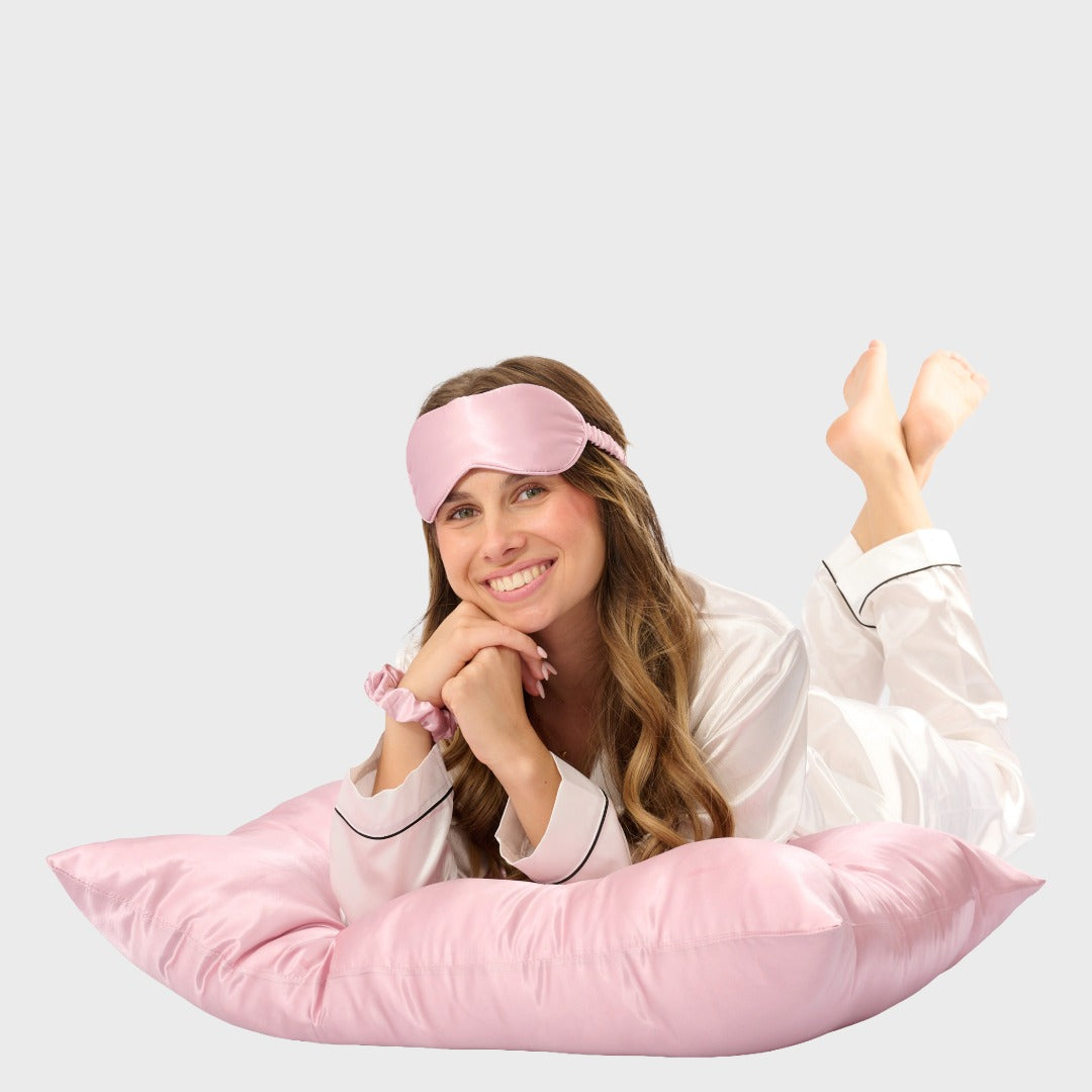 Satin Dream Set in Altrosa