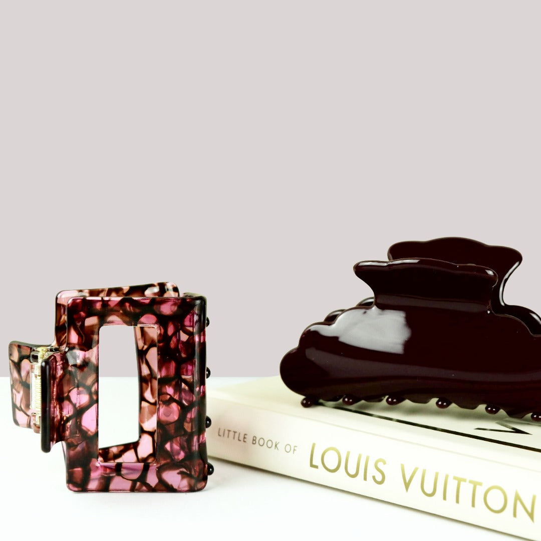 Bombshell Haarklammer Medium in Wildberry Lillet