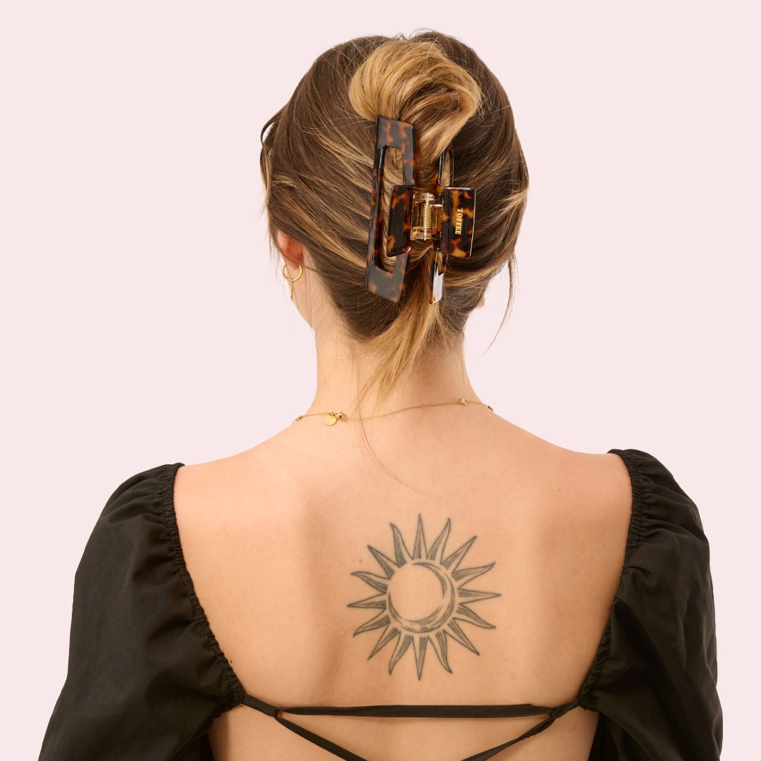 Bombshell Haarklammer Gross in Dark Tortoise