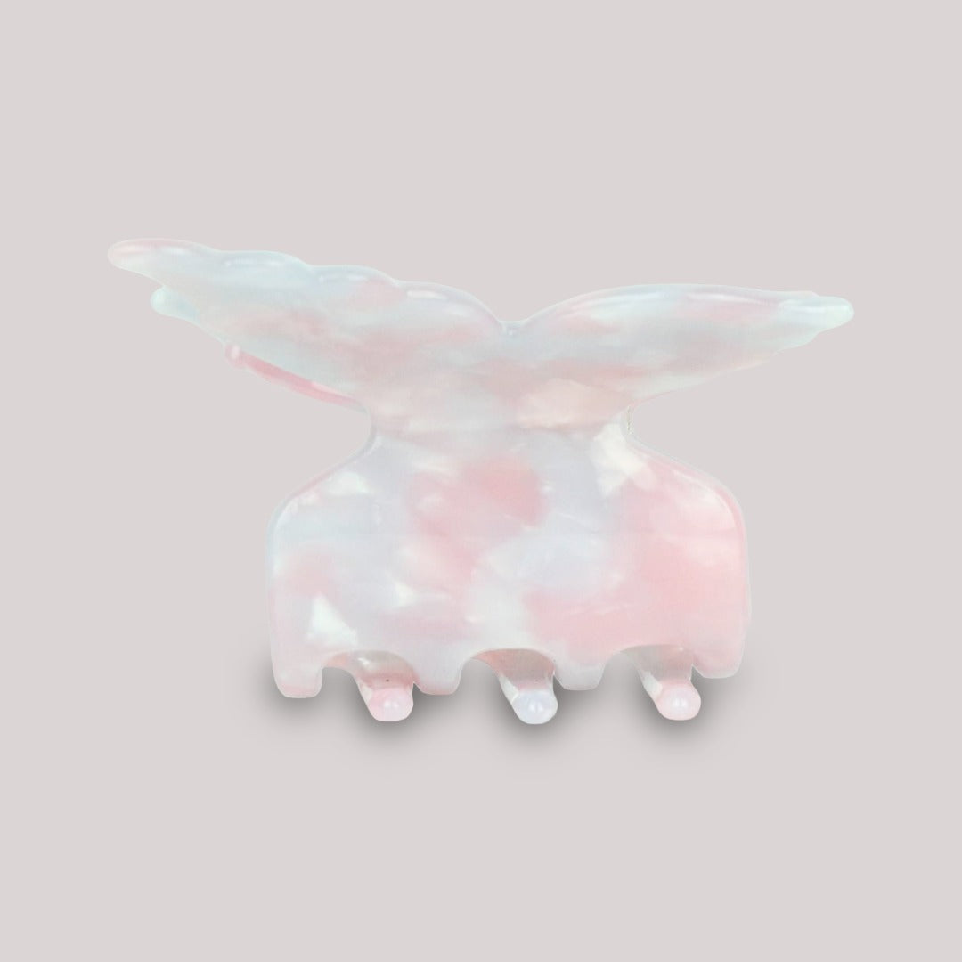 Schmetterling Haarklammer in Rosé