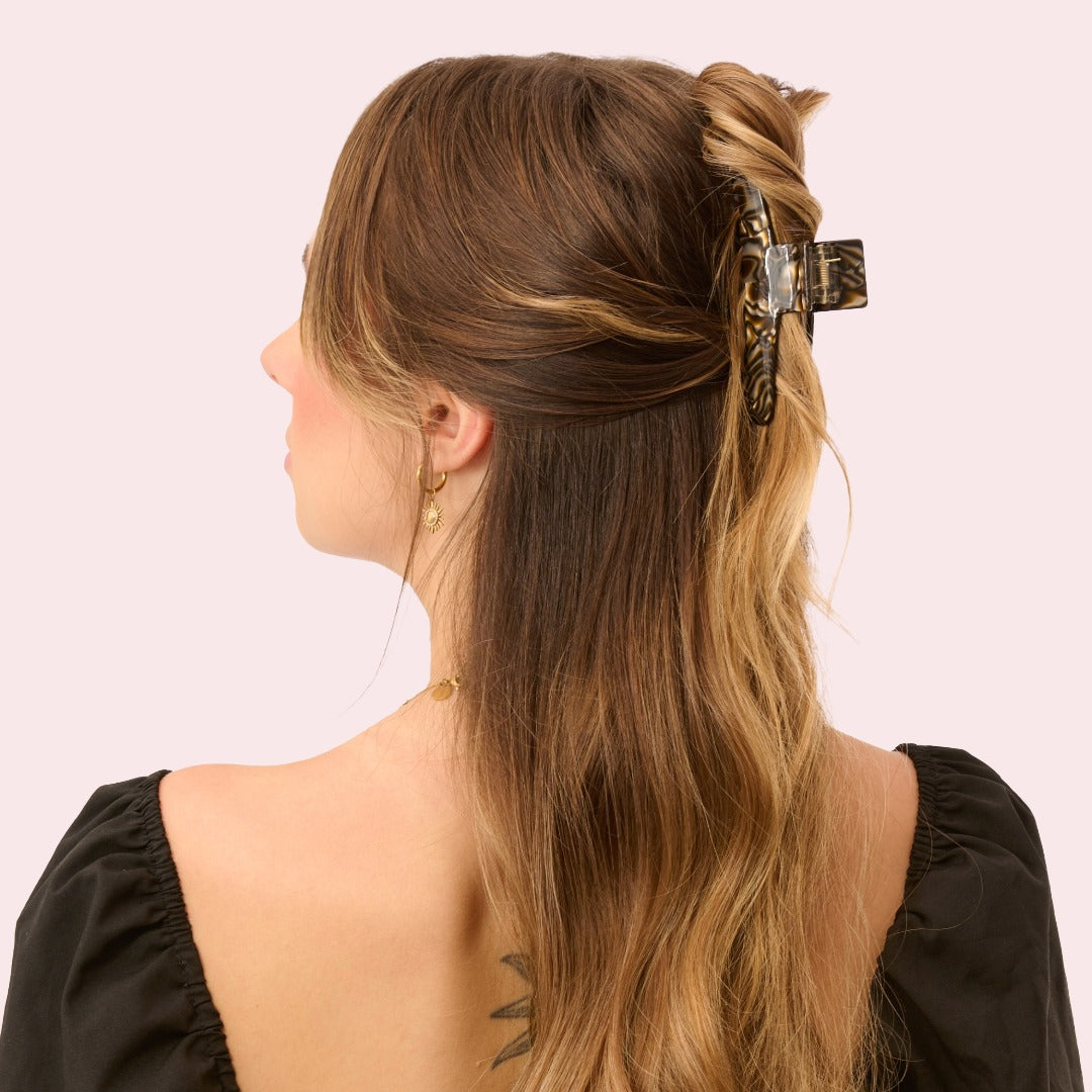 Barrette de Paris Haarklammer in Karibik Braun