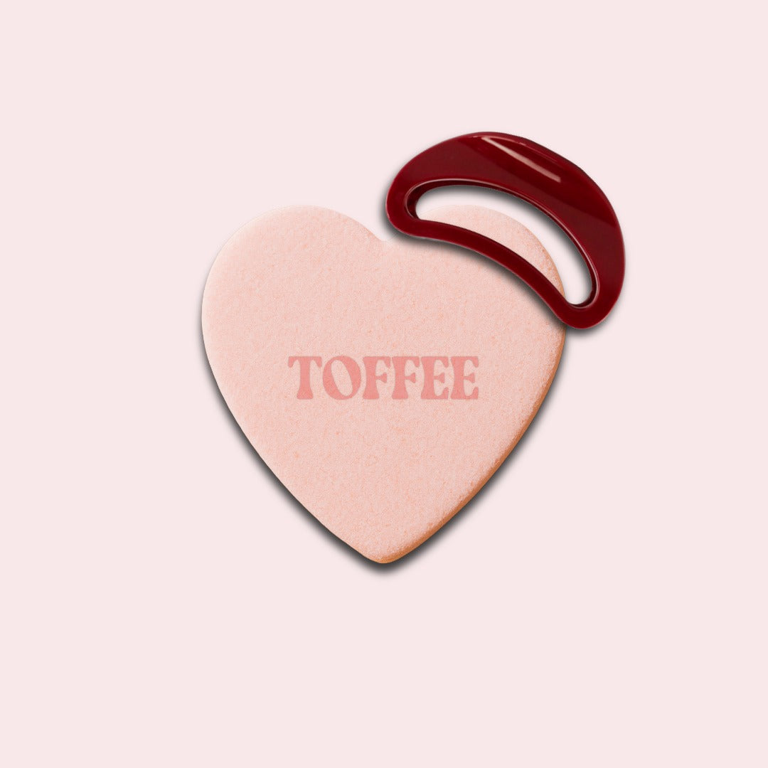 Haarklammer Olivia in Kirsch Rot