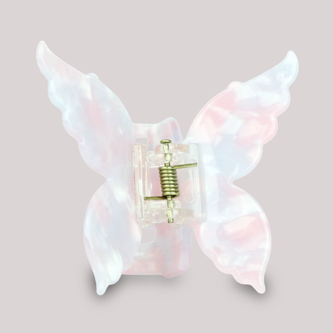 Schmetterling Haarklammer in Rosé