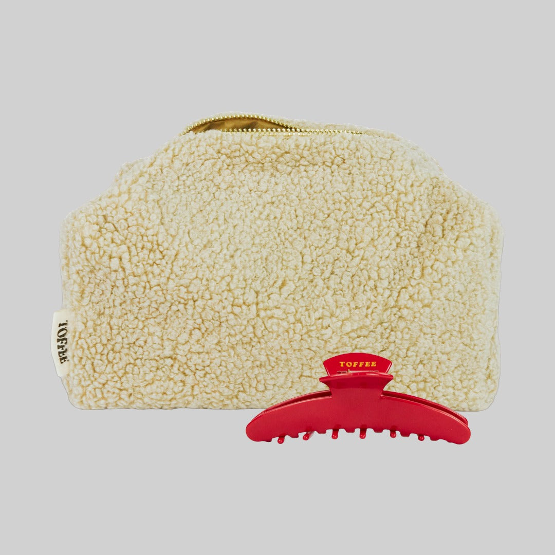 Haarklammer Bundle Parisienne in Scharlach Rot