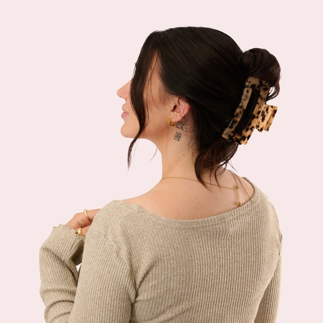 Bombshell Haarklammer Gross in Light Tortoise