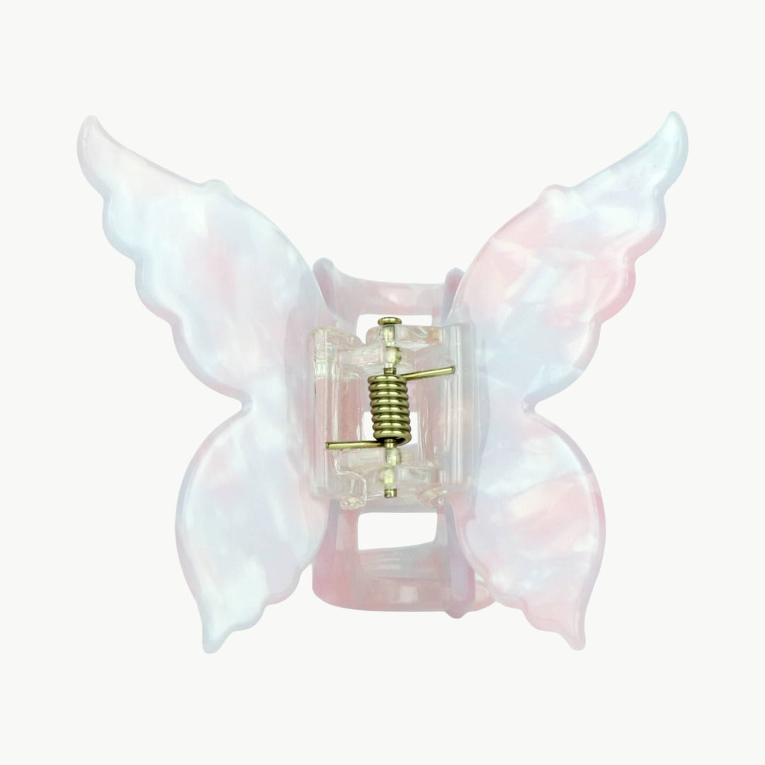 Schmetterling Haarklammer in Rosé