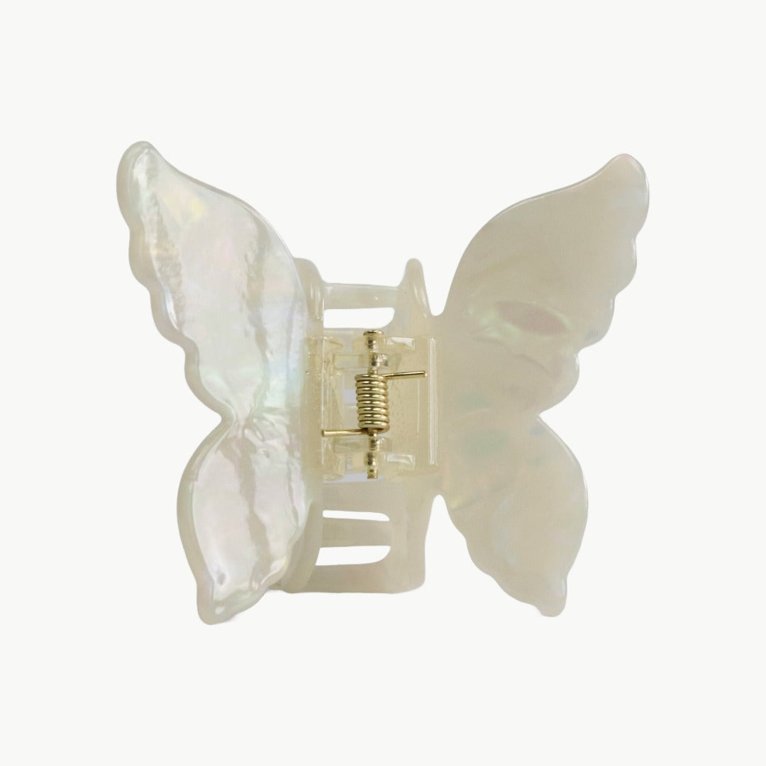 Schmetterling Haarspange Antarktis Weiss
