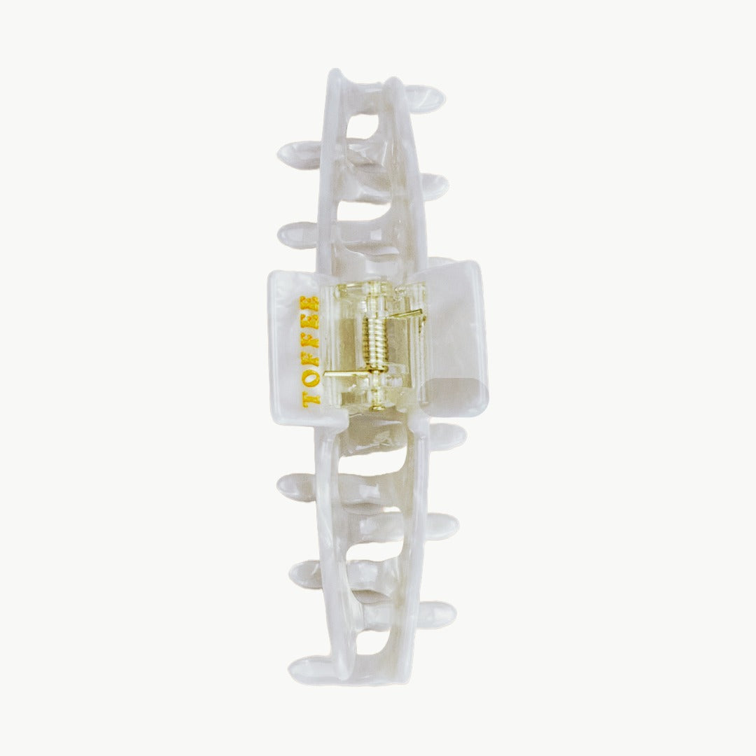 Barrette de Paris Haarklammer in Pearl Weiss