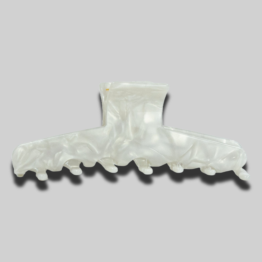 Barrette de Paris Haarklammer in Pearl Weiss