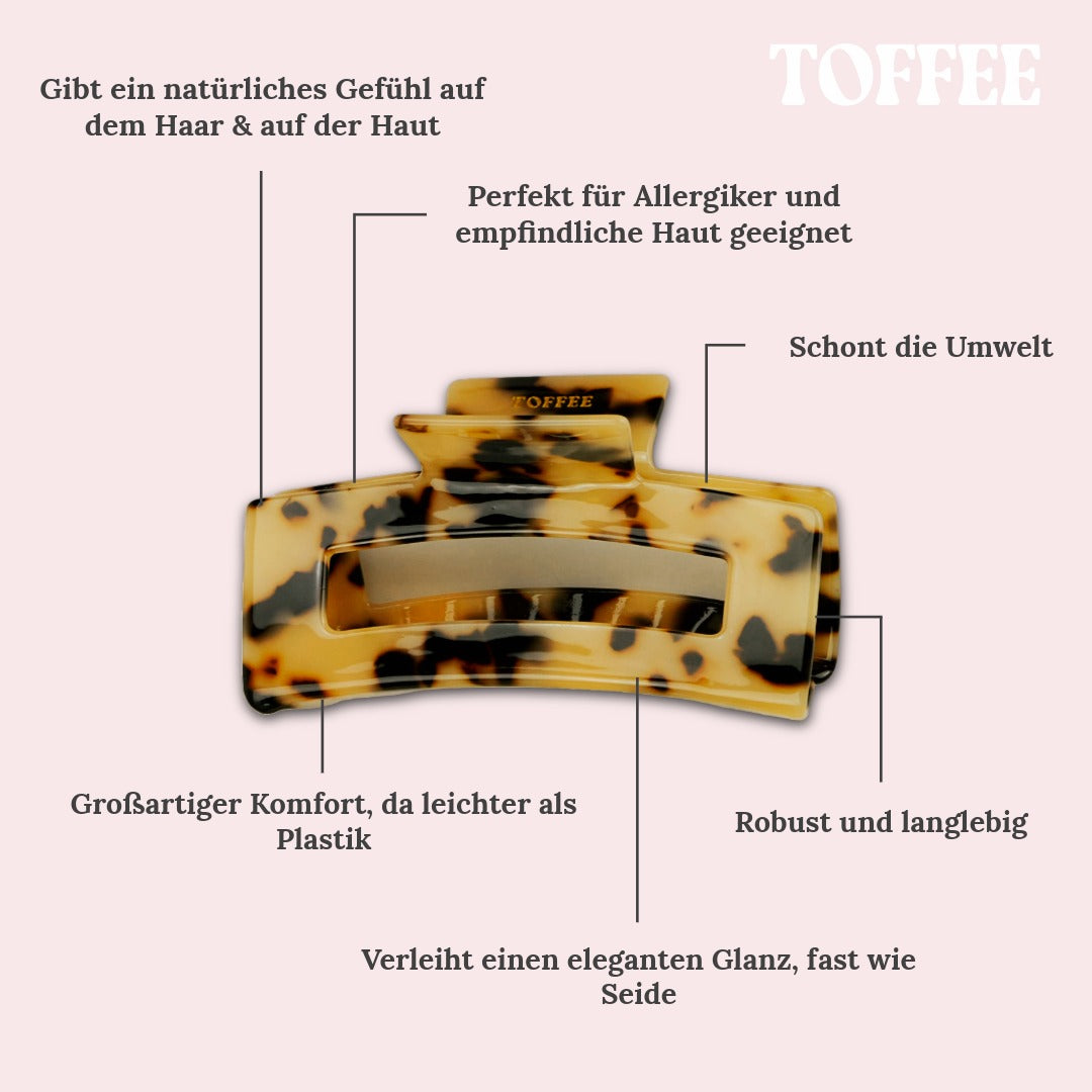 Haarklammer Bundle Parisienne in Scharlach Rot