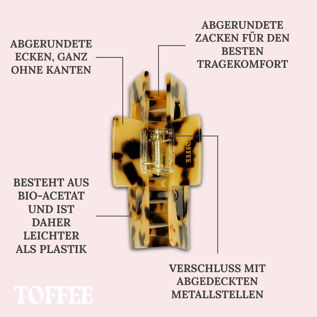 Bombshell Haarklammer Gross in Light Tortoise