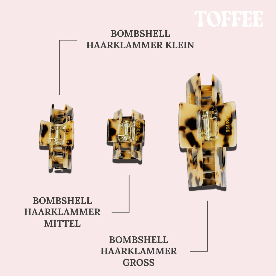 Bombshell Haarklammer Gross in Light Tortoise