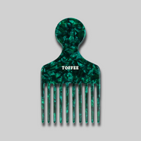 Haarkamm Old Money in Emerald Grün