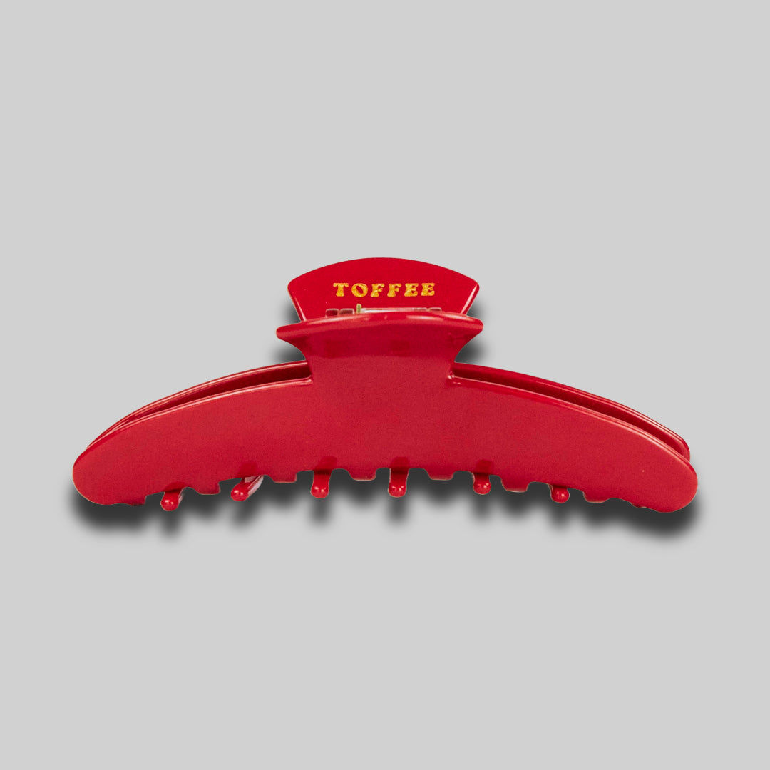 Haarklammer Parisienne in Scharlach Rot