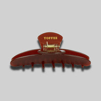 Haarklammer Parisienne in Schoko Braun