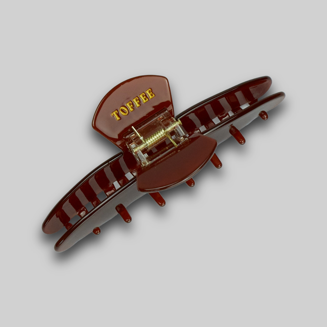 Haarklammer Parisienne in Schoko Braun