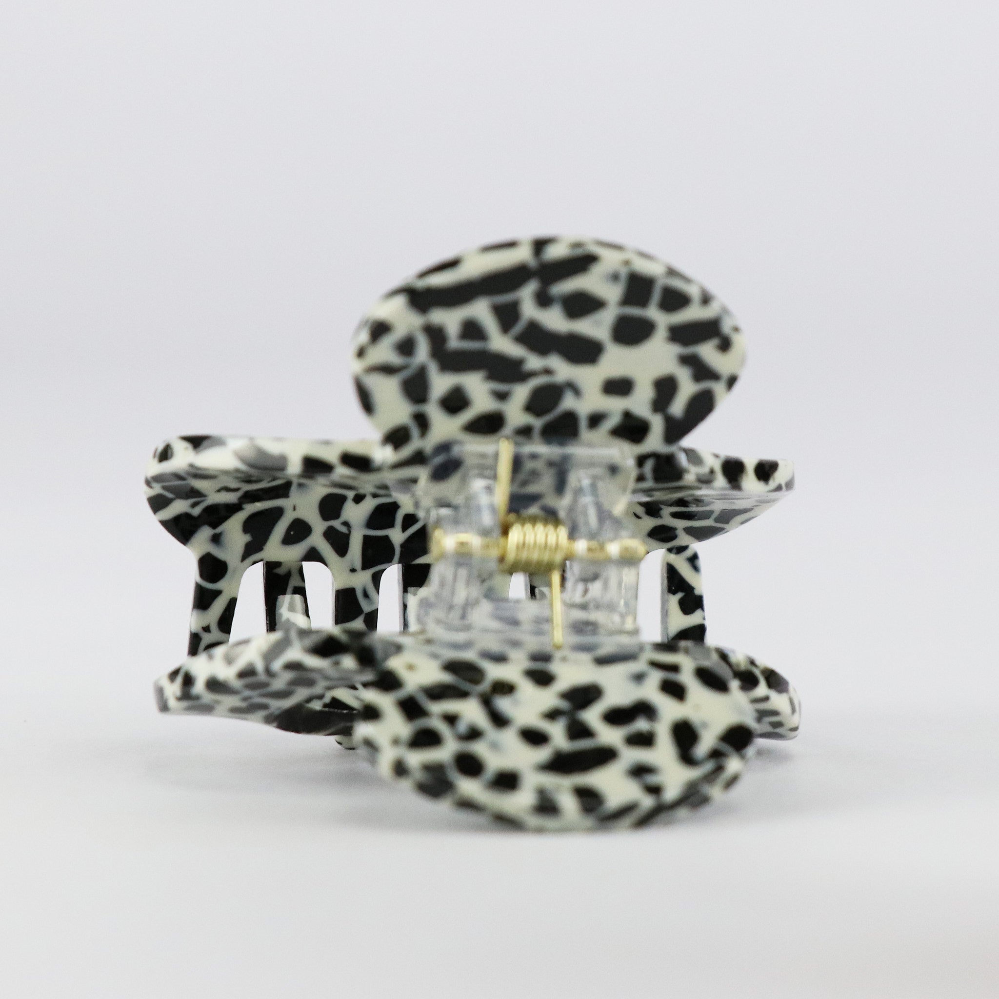 Perfektes Duo mini Haarklammern Schwarz-Weiss und Light Tortoise