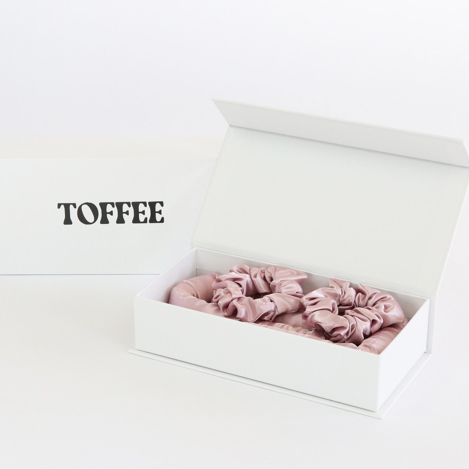 Satin Hitzefreier Lockenwickler Altrosa