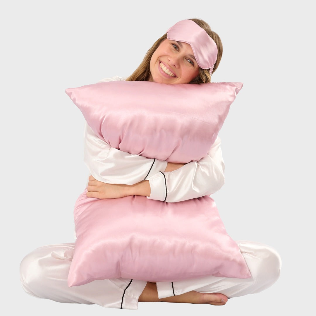 Satin Dream Set in Altrosa