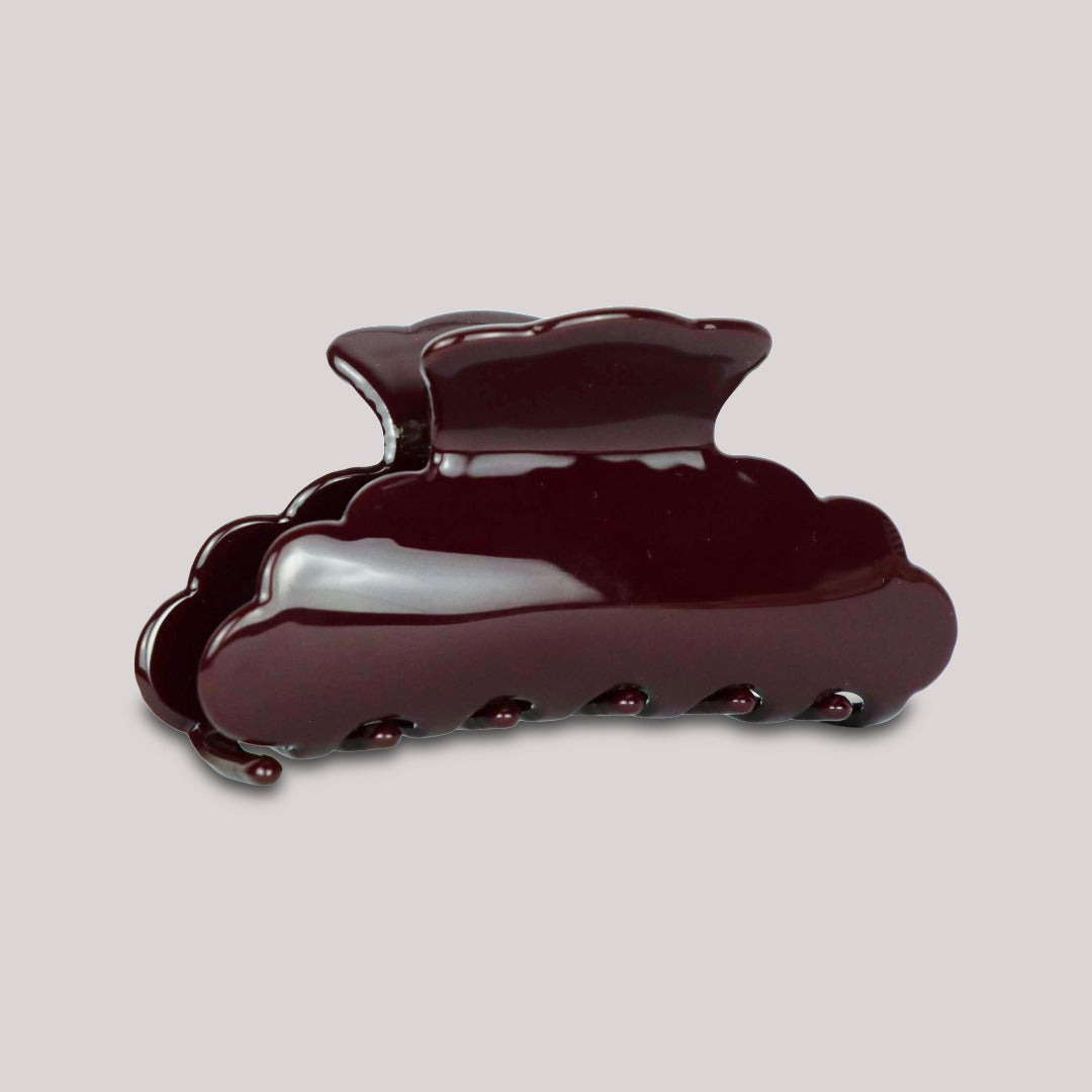 Teddy Haarklammer in Burgundy