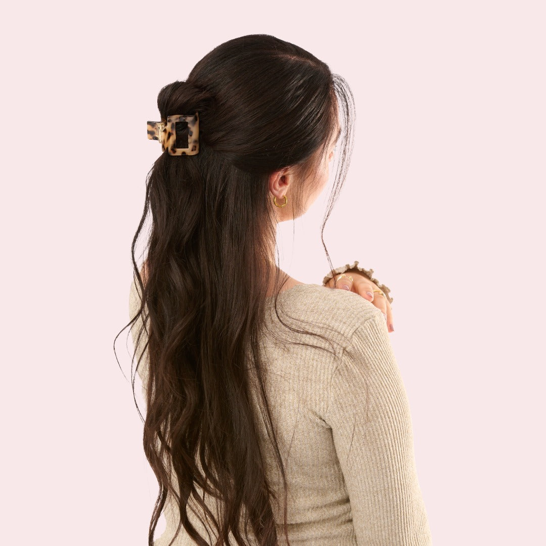 Bombshell Haarklammer Medium in Light Tortoise