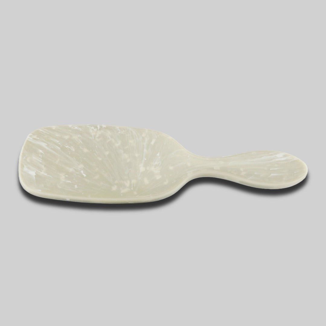 Nass Haarbürste mit anti Haarbruch & Knoten Technologie in Beige Weiss