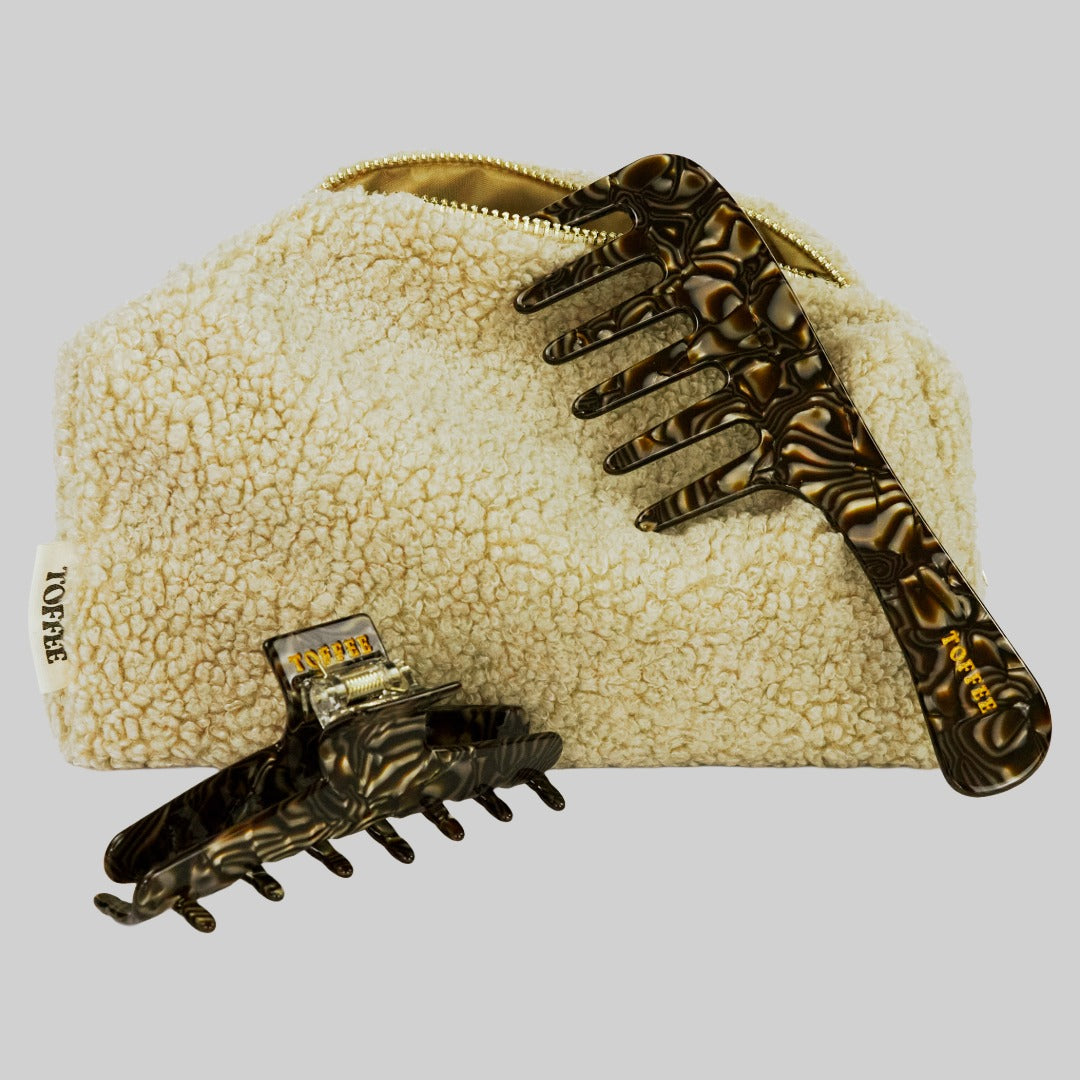 XL Haarklammer Bundle Barrette de Paris in Karibik Braun