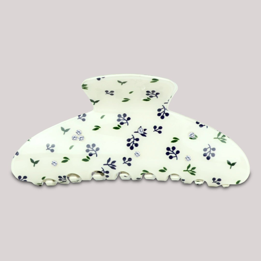 Blueberry Bliss Haarklammer mit Blaubeermuster