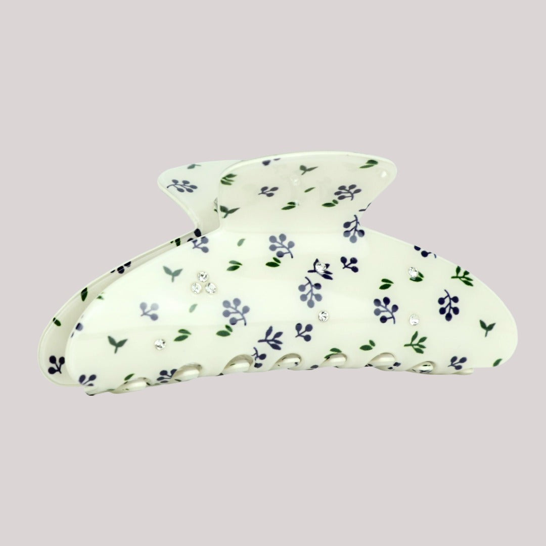 Blueberry Bliss Haarklammer mit Blaubeermuster