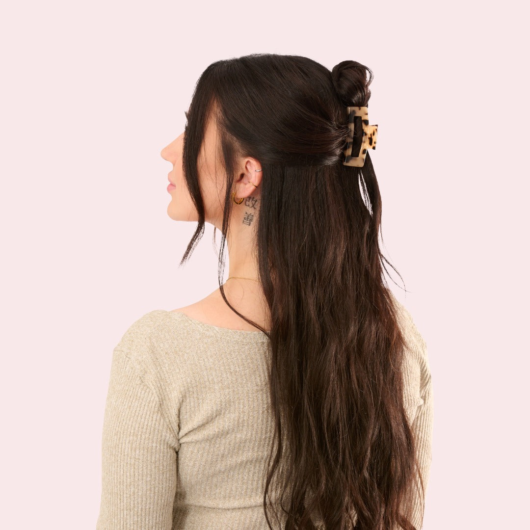 Bombshell Haarklammer Klein in Light Tortoise