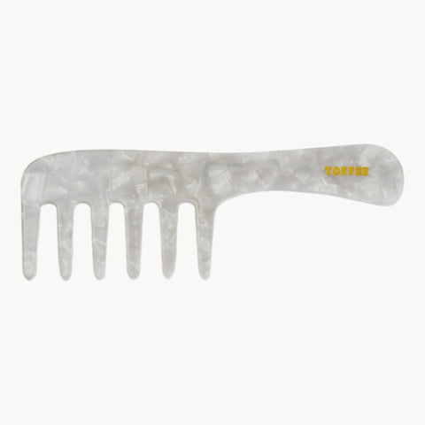 Locken Haarkamm Mittel – Pearl Weiss