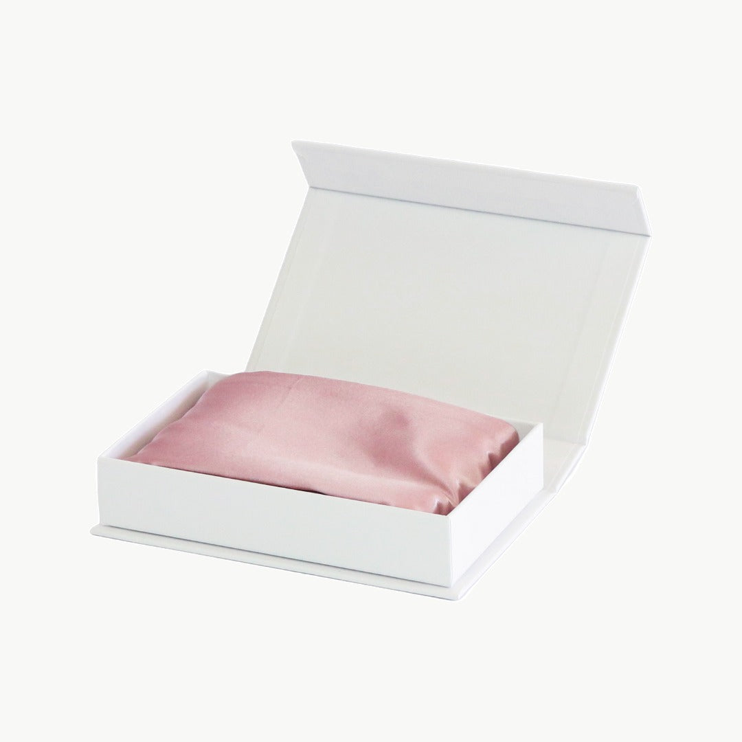 Satin Anti-Haarbruch Kissenbezug Altrosa