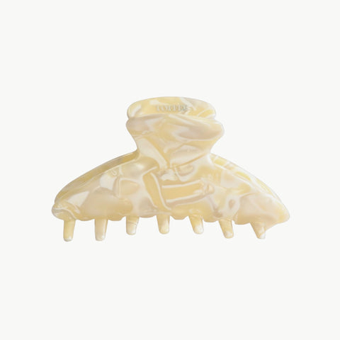 Clara Haarklammer Mittel – Creme Weiss