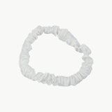 Satin Scrunchie Mini – Schnee Weiss