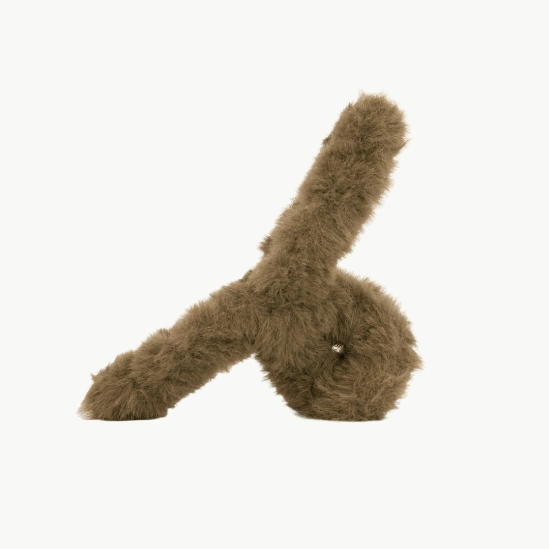 Furry Haarspange XL Teddy Braun